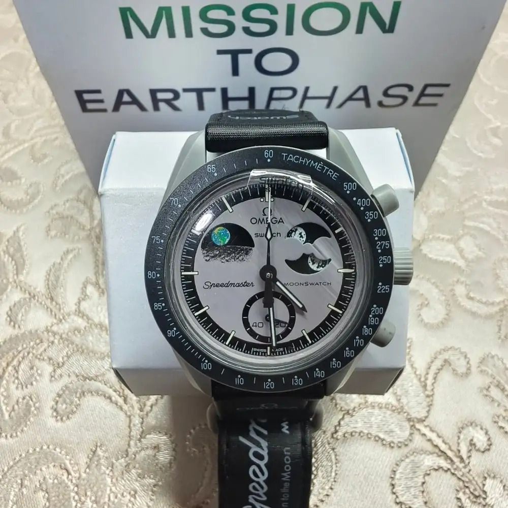 Swatch x Omega Moonswatch Mission To Earthphase Watch